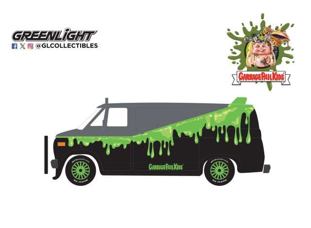1:64 Greenlight - 1983 GMC Vandura, Petey Da Fool *Garbage Pail Kids Series 8*