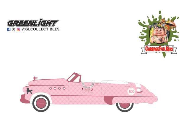 1:64 Greenlight - 1949 Buick Roadmaster Convertible, Ancient Annie *Garbage Pail Kids Series 8*