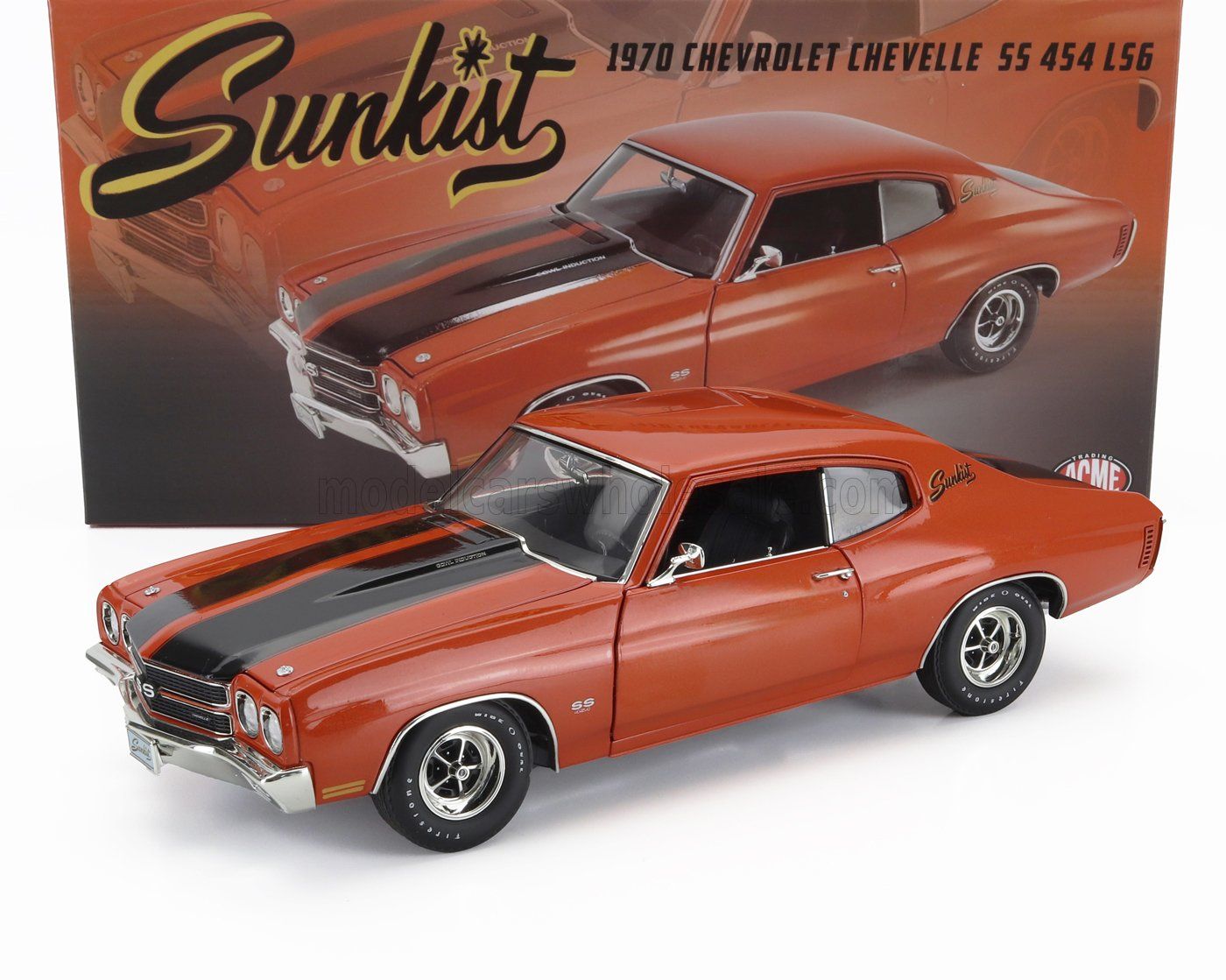 1:18 ACME - 1970 Chevrolet Chevelle SS *Sunkist*, orange