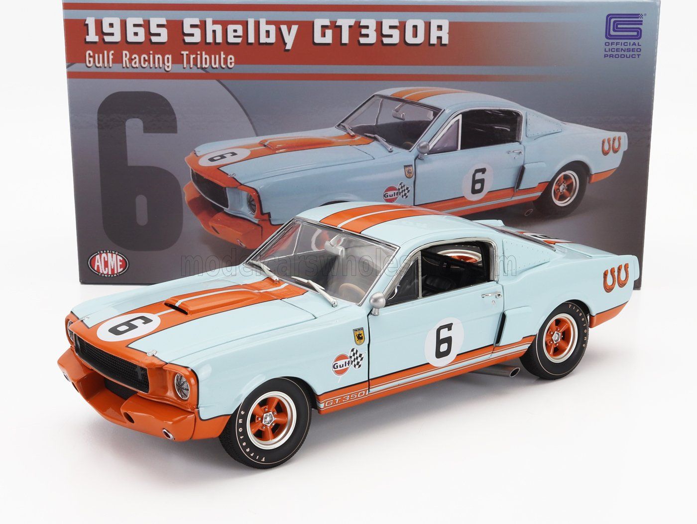 1:18 ACME - 1965 Shelby GT350R - Gulf Racing Tribute