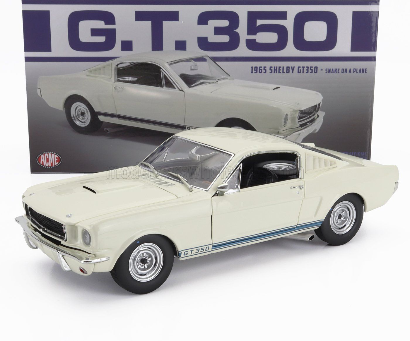 1:18 ACME - 1965 Shelby GT350 *Snake On A Plan*, white