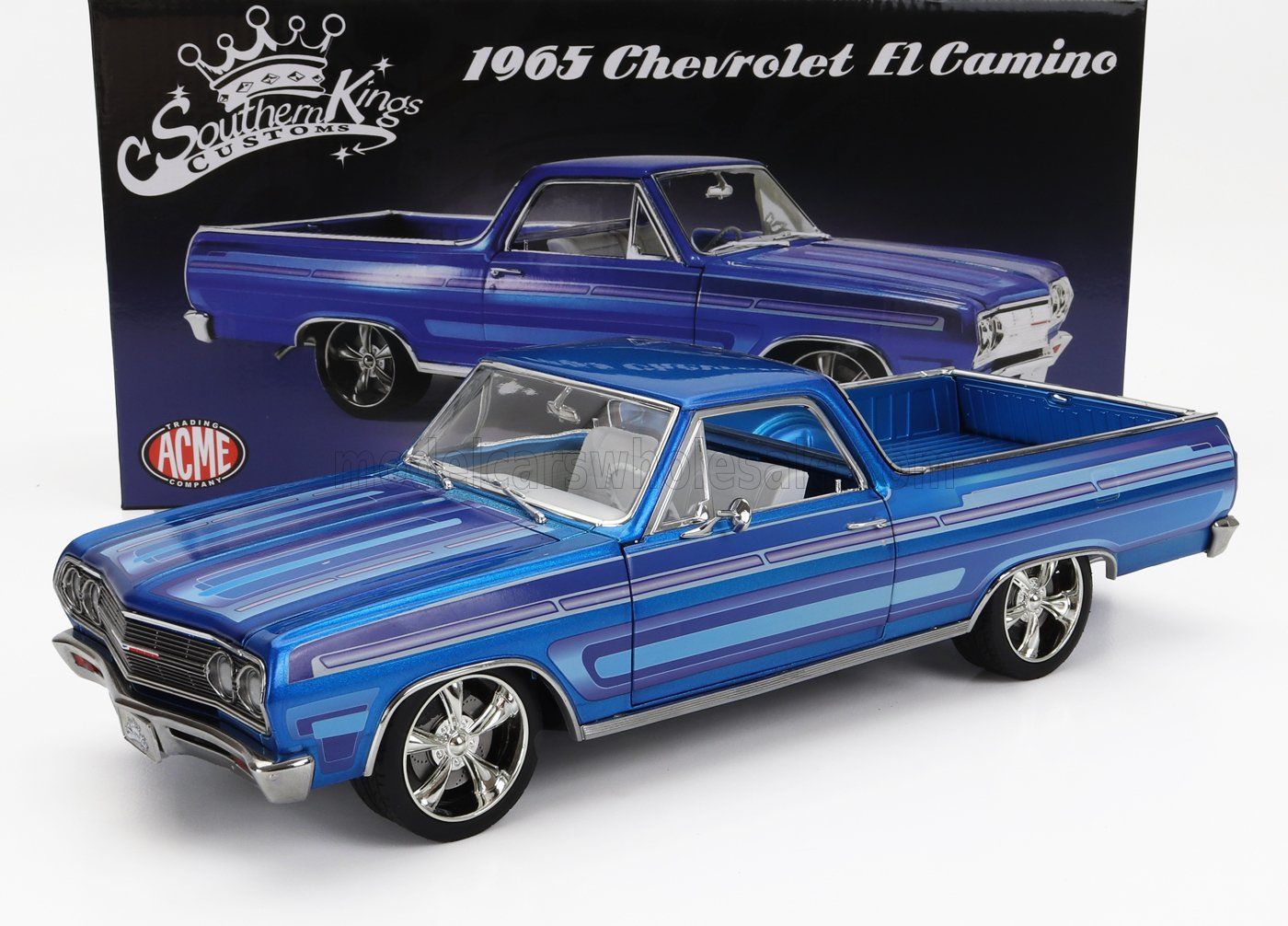 1:18 ACME - 1965 Chevrolet El Camino Customs, lazer blue