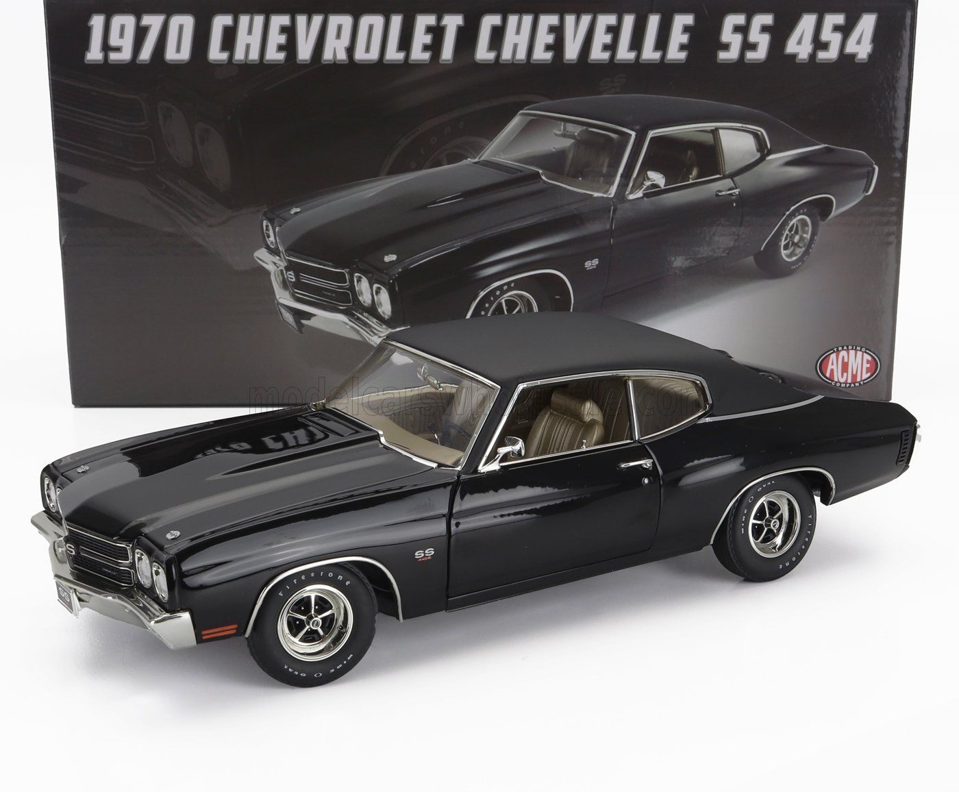 1:18 ACME - 1970 Chevrolet Chevelle SS 454, black
