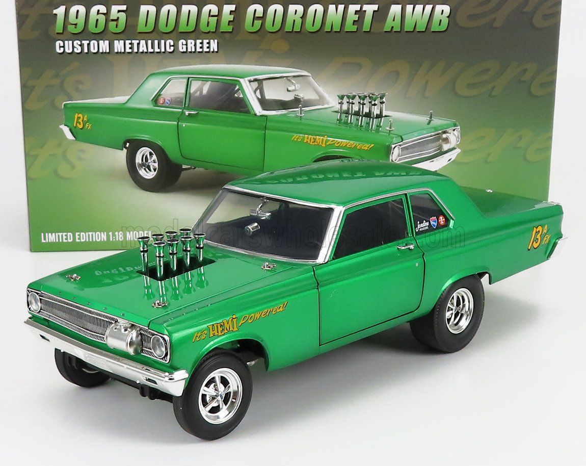 1:18 ACME - 1965 Dodge Coronet AWB Custom Green