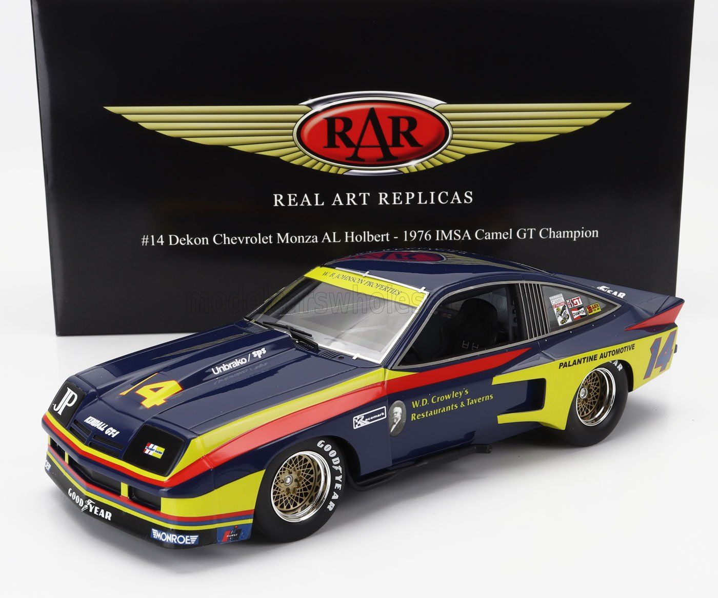 1:18 ACME - #14 Dekon Chevrolet Monza Al Holbert - 1976 IMSA Camel GT Champion