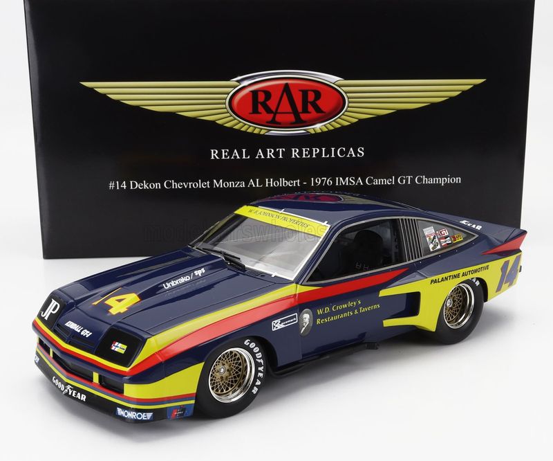 1:18 ACME - #14 Dekon Chevrolet Monza Al Holbert - 1976 IMSA Camel GT Champion 1:18 ACME - #14 Dekon Chevrolet Monza Al Holbert - 1976 IMSA Camel GT Champion