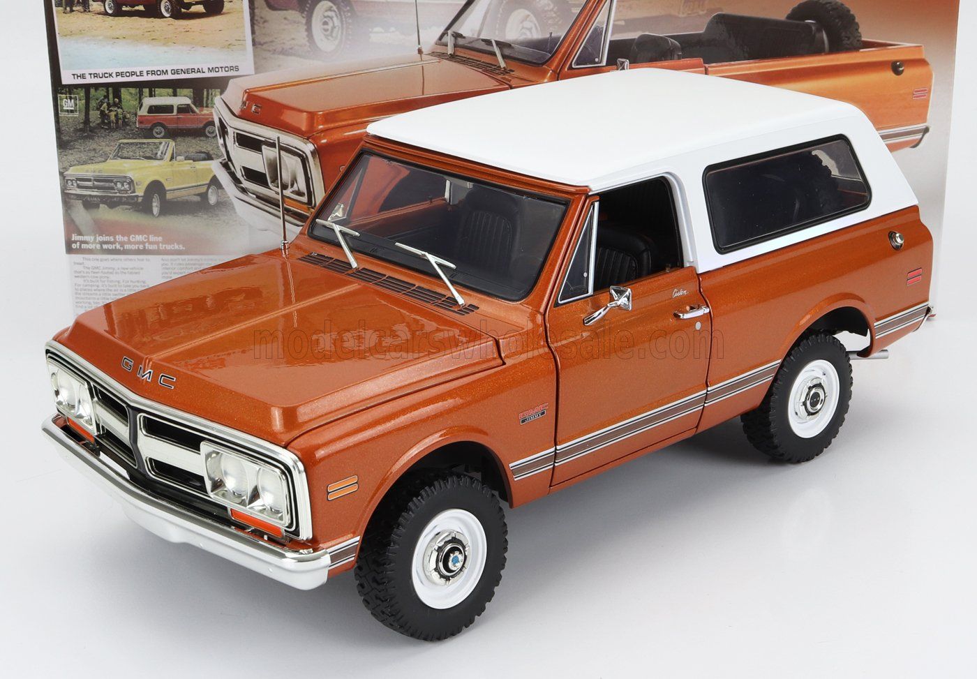 1:18 ACME - 1971 GMC Jimmy - 1971 Dealer Ad Truck Copper Poly