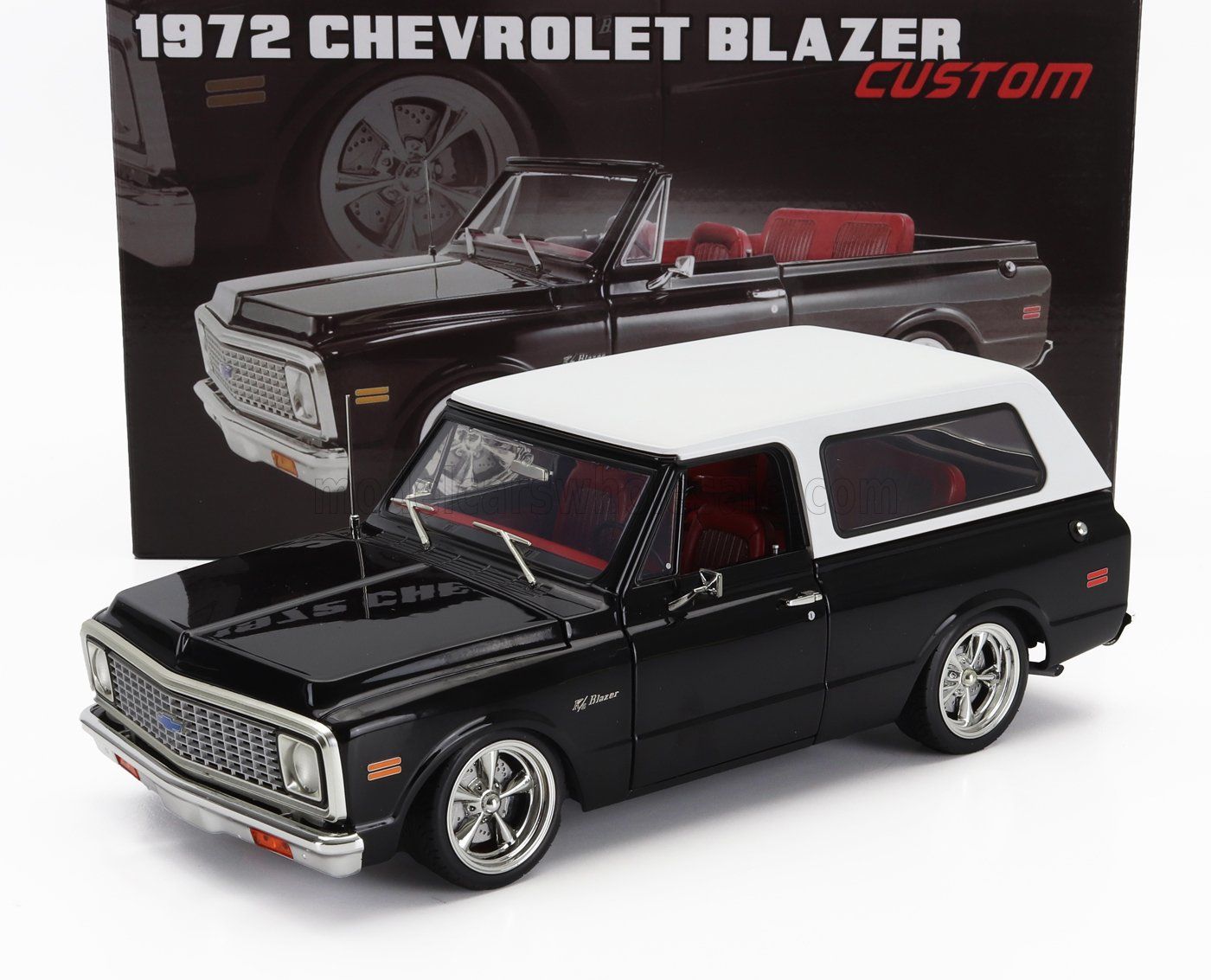 1:18 ACME - 1972 Chevrolet Blazer - 2WD Custom Black