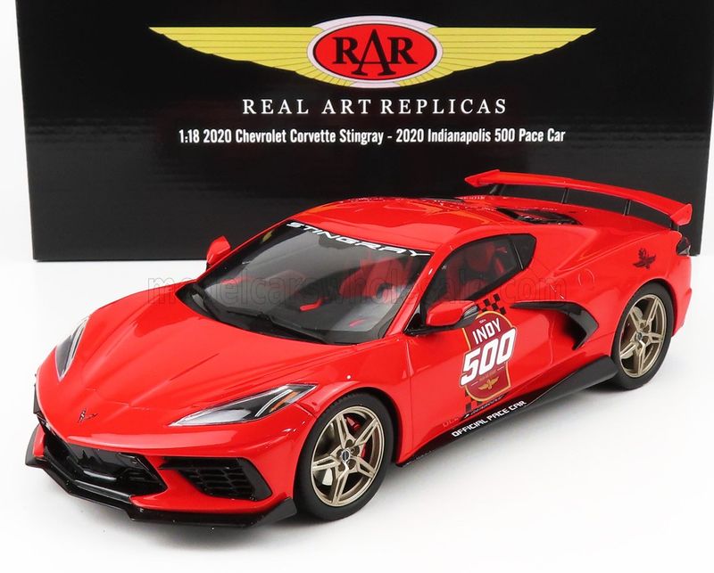 1:18 ACME - 2020 Chevrolet Corvette Stingray - 2020 Indianapolis 500 Pace Car 1:18 ACME - 2020 Chevrolet Corvette Stingray - 2020 Indianapolis 500 Pace Car