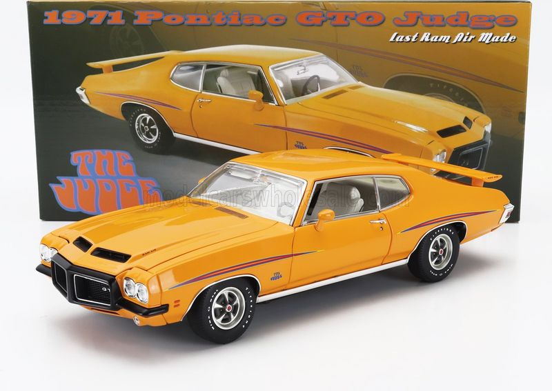 1:18 ACME - 1971 Pontiac GTO Judge - Last Ram Air Made Orbit Orange 1:18 ACME - 1971 Pontiac GTO Judge - Last Ram Air Made Orbit Orange