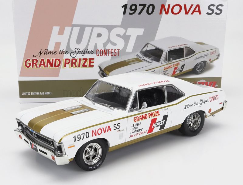 1:18 GMP - 1970 Chevrolet Nova SS - 54th International 500 Mile Sweepstakes - Hurst Performance - Grand Prize Car 1:18 GMP - 1970 Chevrolet Nova SS - 54th International 500 Mile Sweepstakes - Hurst Performance - Grand Prize Car