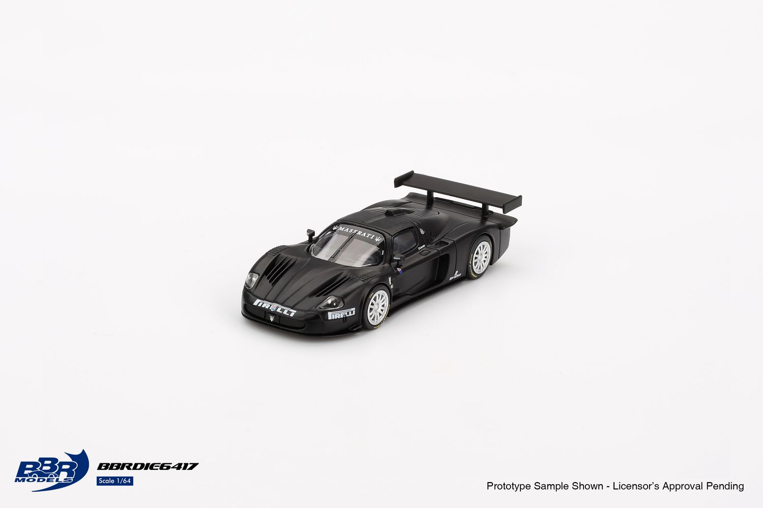 1:64 BBR - 2004 Maserati MC12 Competitizone Test Fiorano, black