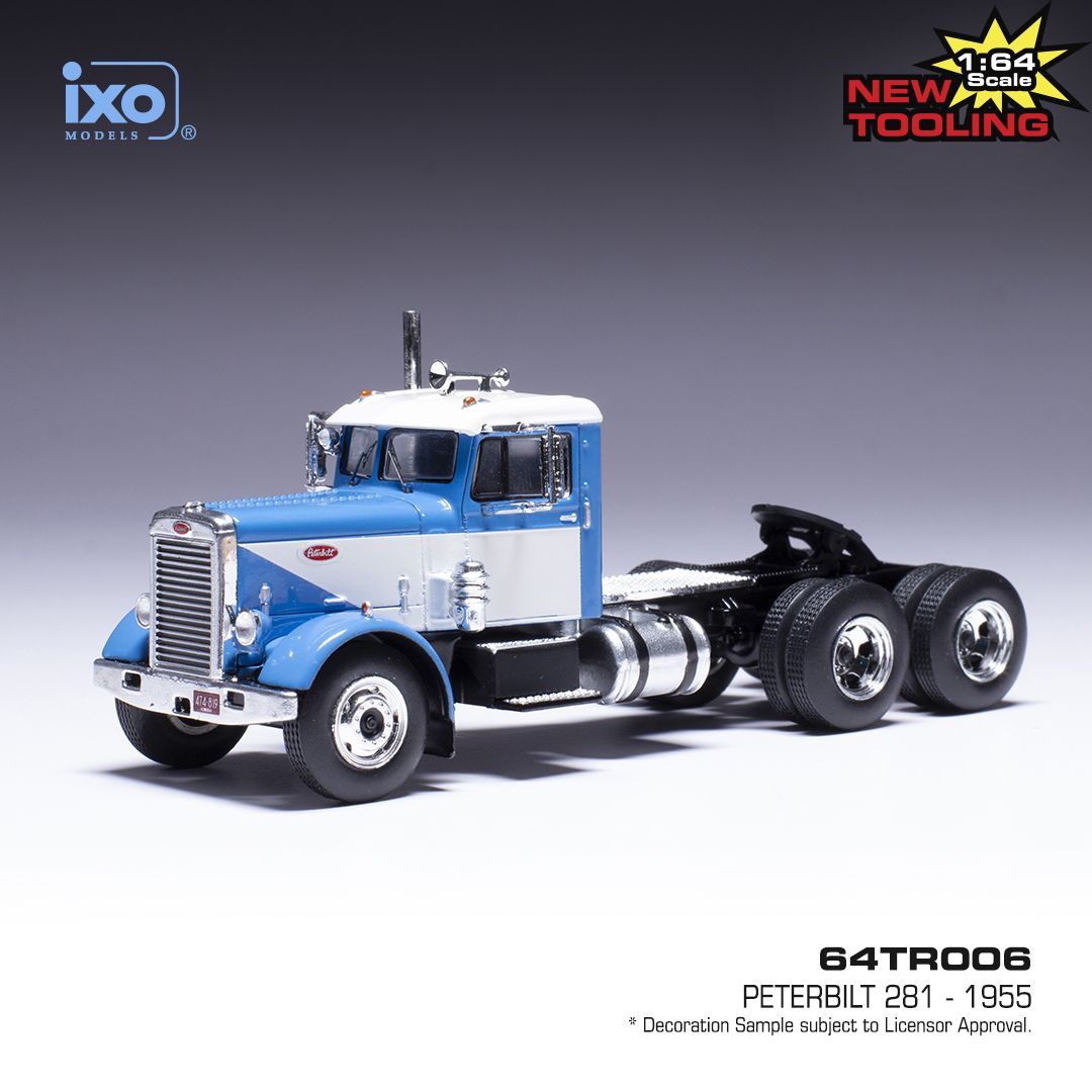 1:64 Ixo - Peterbilt 281, blau, 1955