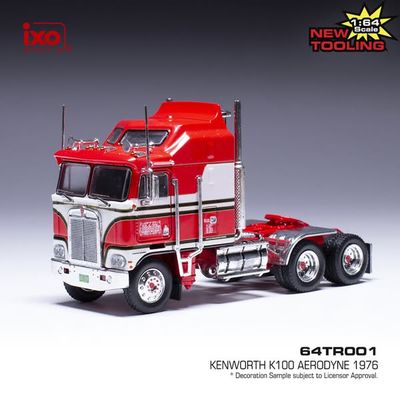 1:64 Ixo - Kenworth K100 Aerodyne, rot, 1976 1:64 Ixo - Kenworth K100 Aerodyne, rot, 1976
