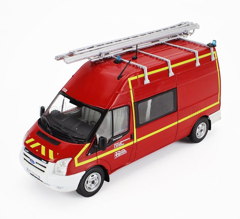 1:43 Hechette - FORD - TRANSIT VAN SERVICE DEPARTEMENTAL D'INCENDIE ET DE SECOURS FIRE ENGINE 2000 1:43 Hechette - FORD - TRANSIT VAN SERVICE DEPARTEMENTAL D'INCENDIE ET DE SECOURS FIRE ENGINE 2000