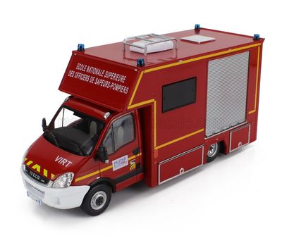 1:43 Hechette - IVECO FIAT - DAILY VAN VEHICULE D'INTERVENTION RISQUES TECHNOLOGIQUES FIRE ENGINE 2014