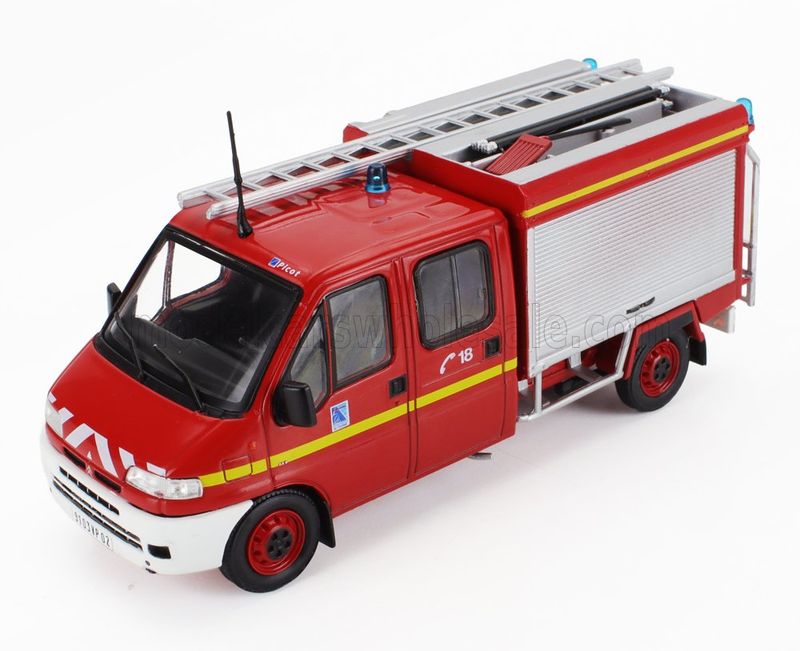 1:43 Hechette - CITROEN - JUMPER DOBLE CABINE CENTRE DE SECOURS DE L'AISNE FIRE ENGINE 2002 1:43 Hechette - CITROEN - JUMPER DOBLE CABINE CENTRE DE SECOURS DE L'AISNE FIRE ENGINE 2002
