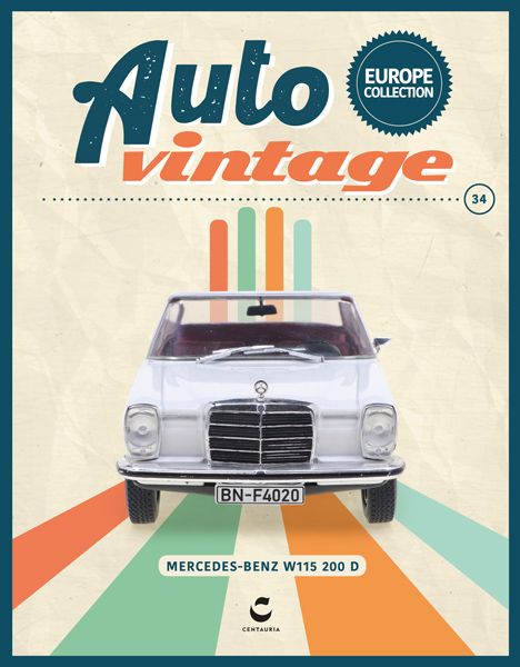 1:24 Centauria - MERCEDES-BENZ W115 200 D - 1968 White 1:24 Centauria - MERCEDES-BENZ W115 200 D - 1968 White