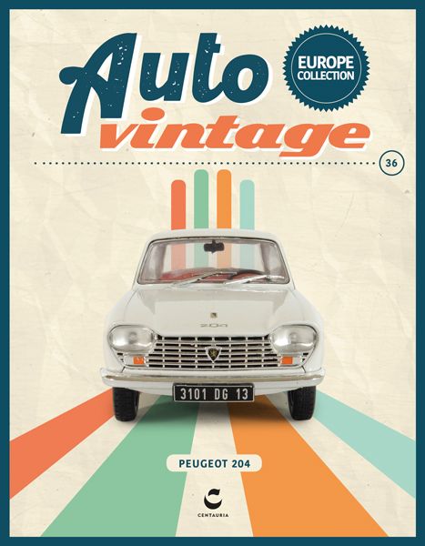 1:24 Centauria - PEUGEOT 204 - 1968 Creme 1:24 Centauria - PEUGEOT 204 - 1968 Creme