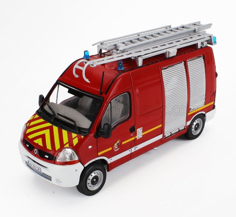 1:43 Hechette - RENAULT - MASTER VAN SECOURS D'URGENCE FIRE ENGINE 2003 1:43 Hechette - RENAULT - MASTER VAN SECOURS D'URGENCE FIRE ENGINE 2003