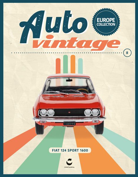 1:24 Centauria - FIAT 124 Sport 1600 - 1970 Red 1:24 Centauria - FIAT 124 Sport 1600 - 1970 Red