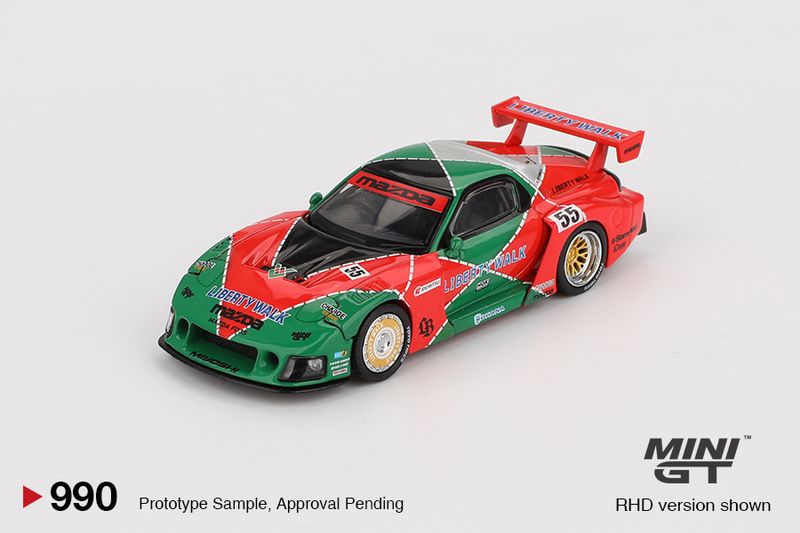 1:64 Mini GT - 2024 Mazda RX7 (FD3S) LB-Super Silhouette 787B TAS *Blister packaging* 1:64 Mini GT - 2024 Mazda RX7 (FD3S) LB-Super Silhouette 787B TAS *Blister packaging*