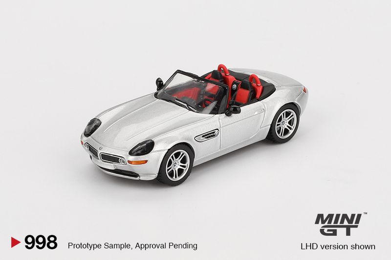 1:64 Mini GT - 2003 BMW Z8, titanium silver 1:64 Mini GT - 2003 BMW Z8, titanium silver