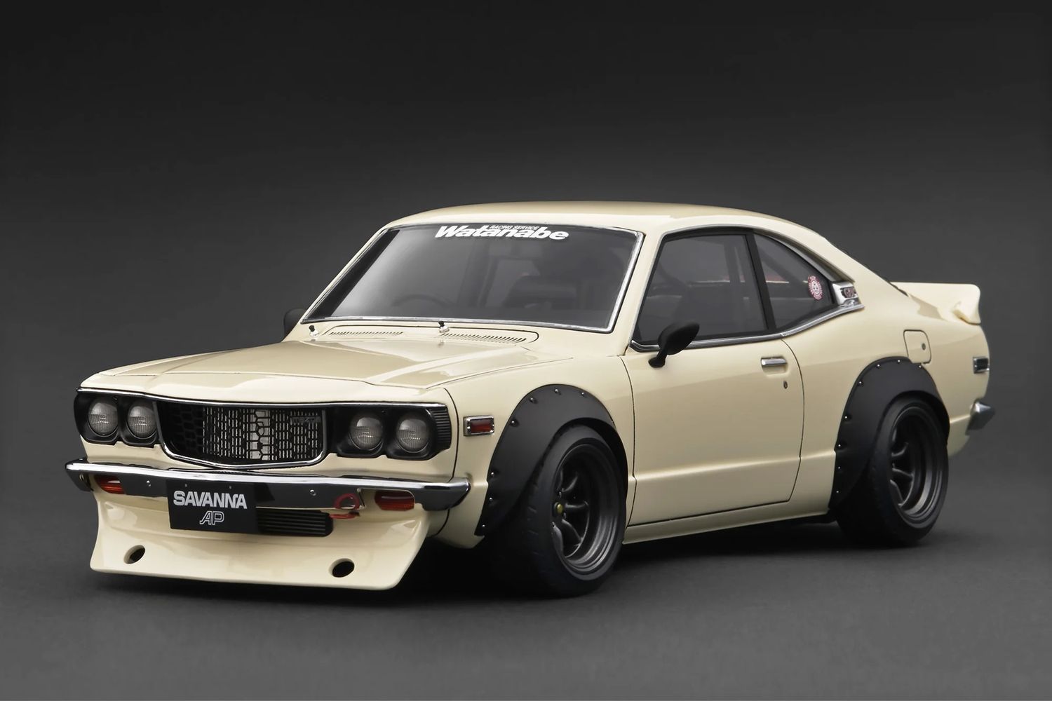 1:18 Ignition - Mazda Savanna (S124A), Semi Works white