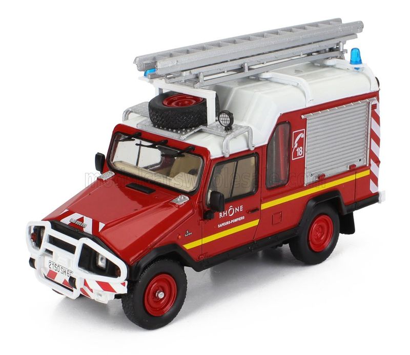1:43 Hechette - UMM - ALTER 4x4 FIRE ENGINE RHONE 1989 1:43 Hechette - UMM - ALTER 4x4 FIRE ENGINE RHONE 1989