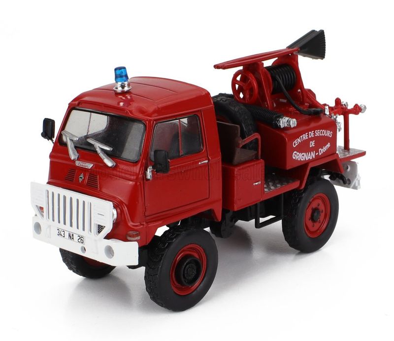 1:43 Hechette - RENAULT - SUPER CASTOR TANKER TRUCK FIRE ENGINE CENTRE DE SECOURS DE GRIGNAN DROME 1976 1:43 Hechette - RENAULT - SUPER CASTOR TANKER TRUCK FIRE ENGINE CENTRE DE SECOURS DE GRIGNAN DROME 1976