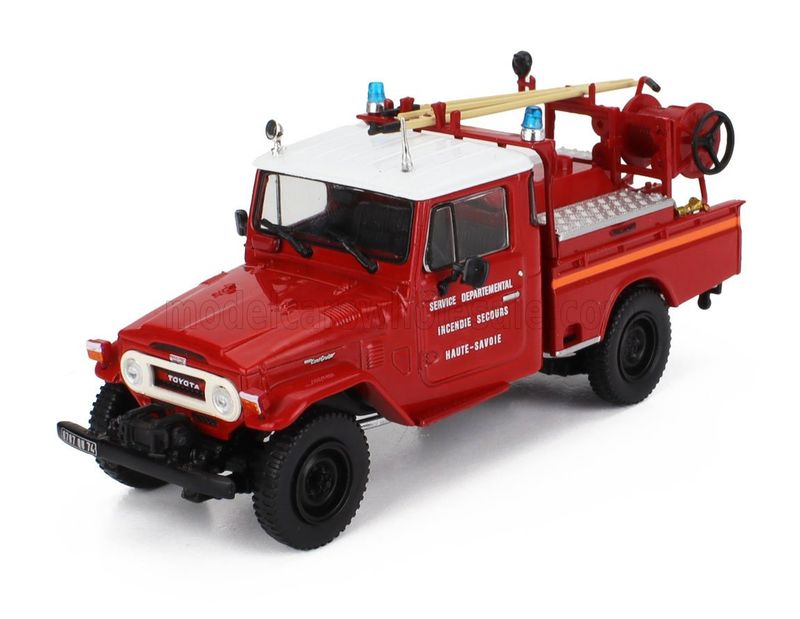 1:43 Hechette - TOYOTA - LAND CRUISER BJ45 PICK-UP FIRE ENGINE SERVICE DEPARTEMENTAL D'INCENDIE ET DE SECOURS HAUTE SAVOYE 1980 1:43 Hechette - TOYOTA - LAND CRUISER BJ45 PICK-UP FIRE ENGINE SERVICE DEPARTEMENTAL D'INCENDIE ET DE SECOURS HAUTE SAVOYE 1980