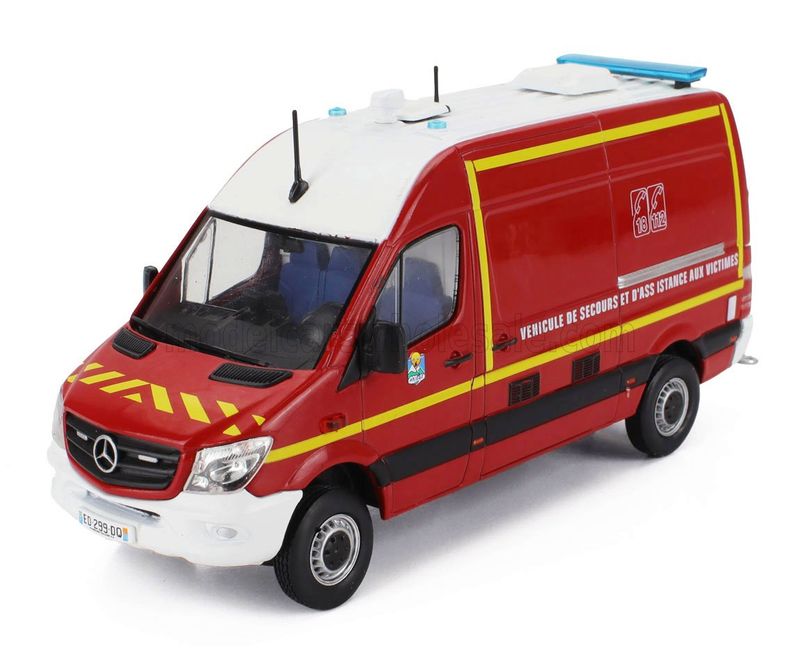 1:43 Hechette - MERCEDES BENZ - SPRINTER VAN FIRE ENGINE VEHICULE DE SECOURS ET D'ASSISTANCE AUX VICTIMES 2018 1:43 Hechette - MERCEDES BENZ - SPRINTER VAN FIRE ENGINE VEHICULE DE SECOURS ET D'ASSISTANCE AUX VICTIMES 2018