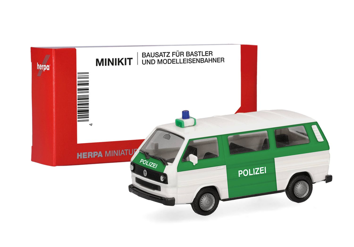 1:87 Herpa - Herpa MiniKit: Volkswagen (VW) T3 Bus "Polizei"
