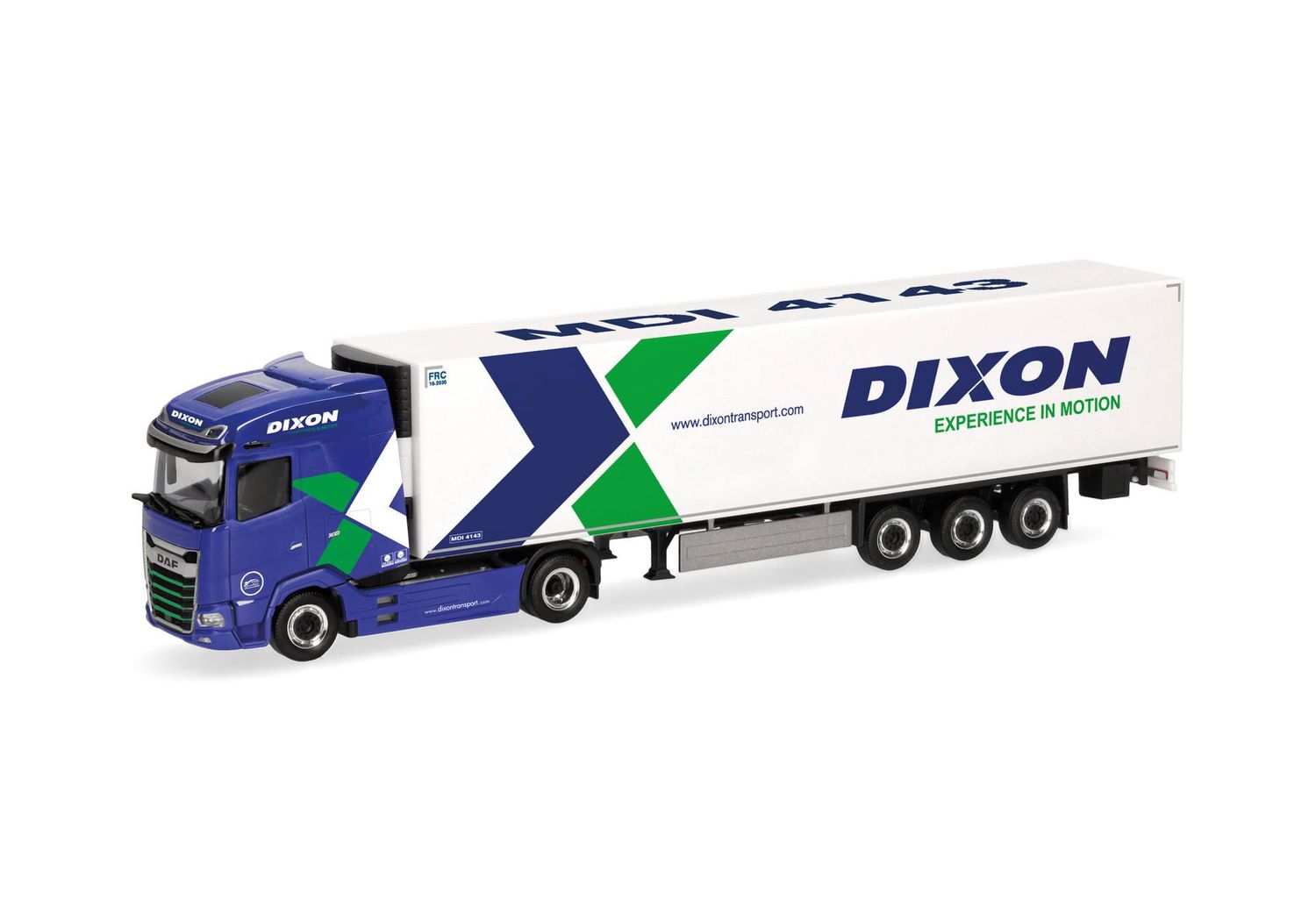 1:87 Herpa - DAF XG Kühlkoffer-Sattelzug "Dixon"