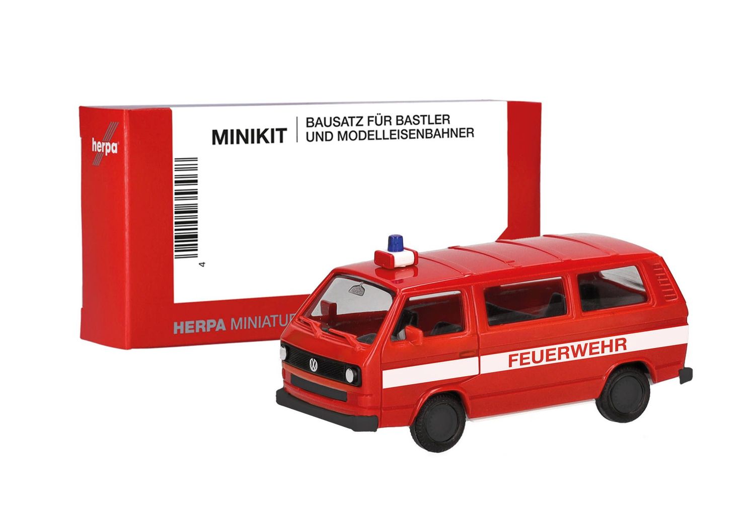 1:87 Herpa - Herpa MiniKit: Volkswagen (VW) T3 Bus "Feuerwehr"