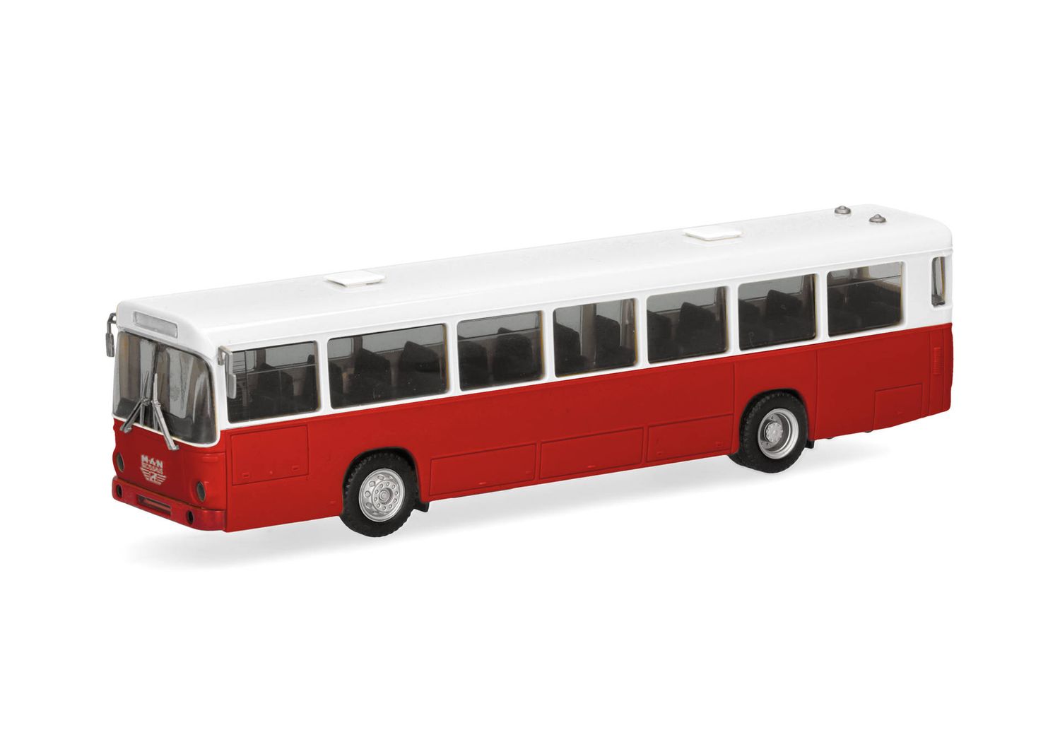 1:87 Herpa - MAN Büssing SÜ 210 Stadtbus, rot/weiß