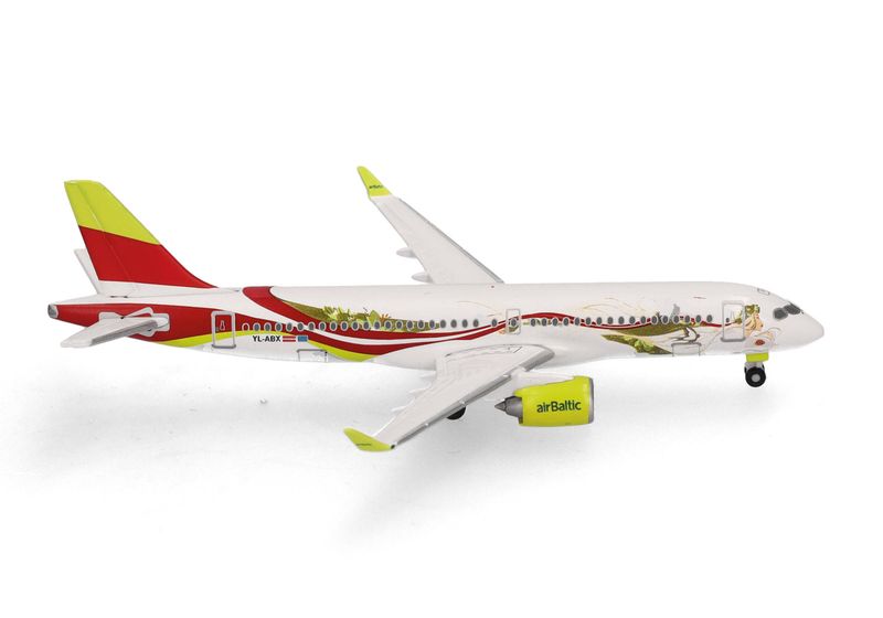 1:500 Herpa Wings - airBaltic Airbus A220-300 1:500 Herpa Wings - airBaltic Airbus A220-300 "50th A220" - YL-ABX