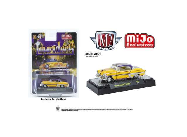 1:64 M2 Machines - 1954 Chevrolet Bel Air *Lowriders*, yellow/purple
