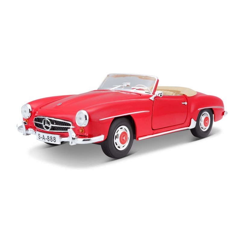 1:18 Maisto - 1955 Mercedes 190SL Roadster Red *Reproduktion* 1:18 Maisto - 1955 Mercedes 190SL Roadster Red *Reproduktion*