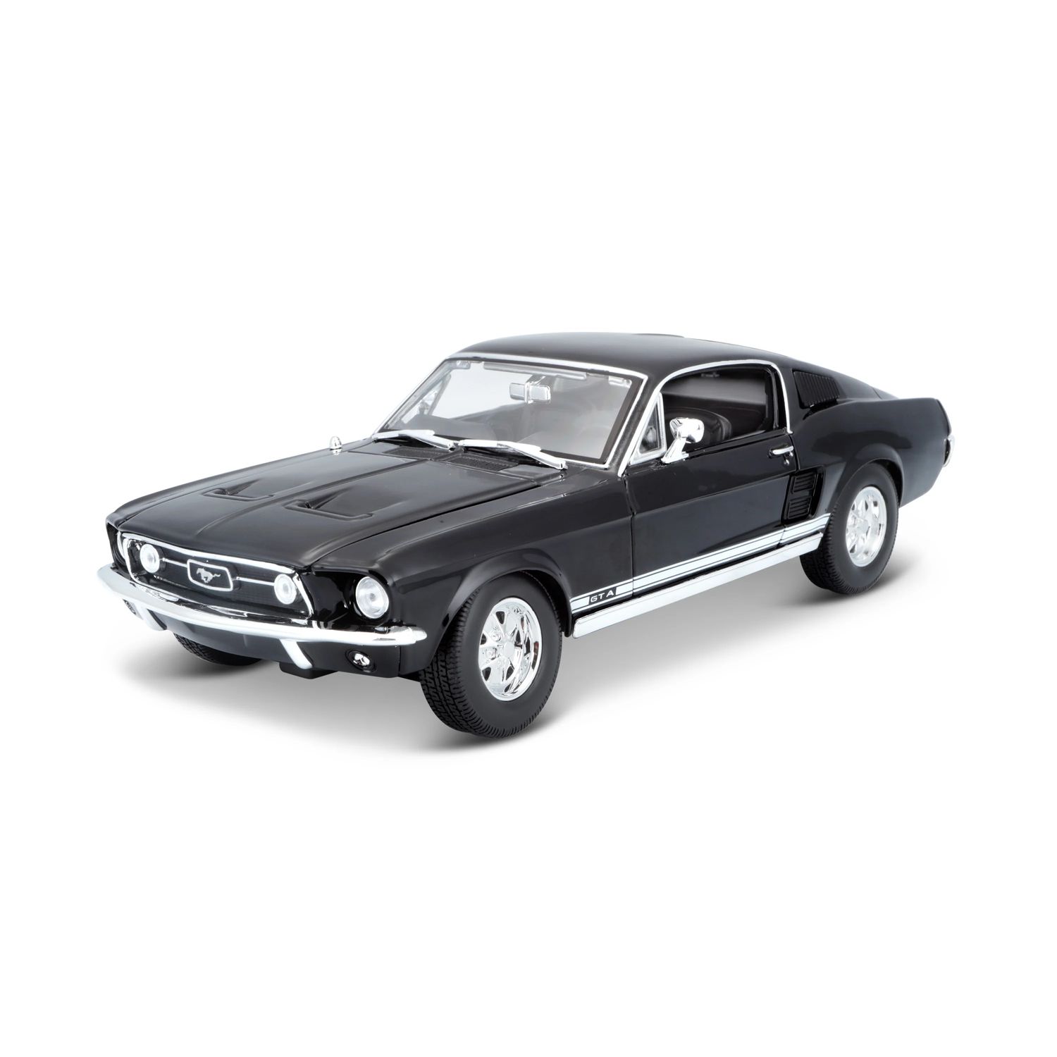 1:18 Maisto - 1967 Ford Mustang GTA Coupe Fastback Black *Reproduktion*