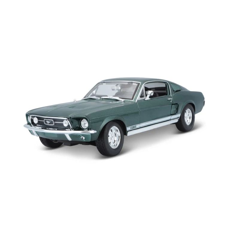1:18 Maisto - 1967 Ford Mustang GTA Coupe Fastback Green Metallic *Reproduktion* 1:18 Maisto - 1967 Ford Mustang GTA Coupe Fastback Green Metallic *Reproduktion*