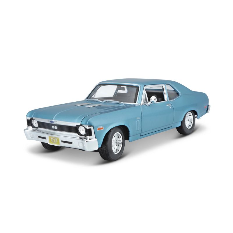 1:18 Maisto - 1970 Chevrolet Nova SS Light Blue *Reproduktion* 1:18 Maisto - 1970 Chevrolet Nova SS Light Blue *Reproduktion*