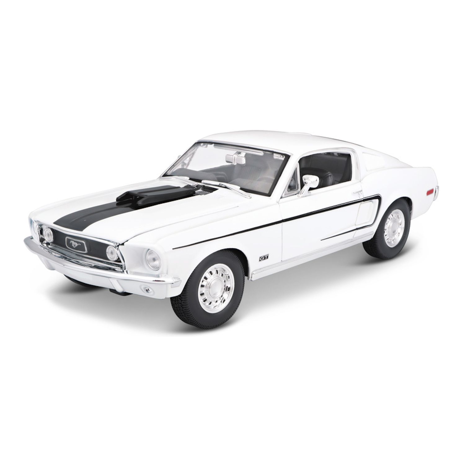 1:18 Maisto - 1968 Ford Mustang GT Cobra Jet White *Reproduktion*
