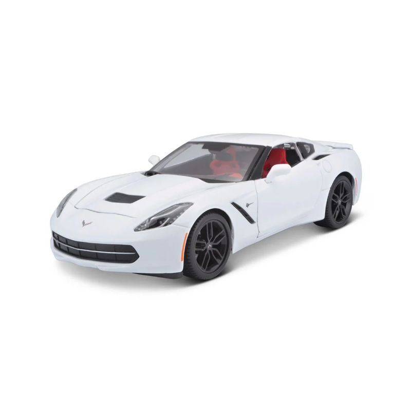 1:18 Maisto - 2014 Chevrolet Corvette Z51 Stingray White *Reproduktion* 1:18 Maisto - 2014 Chevrolet Corvette Z51 Stingray White *Reproduktion*