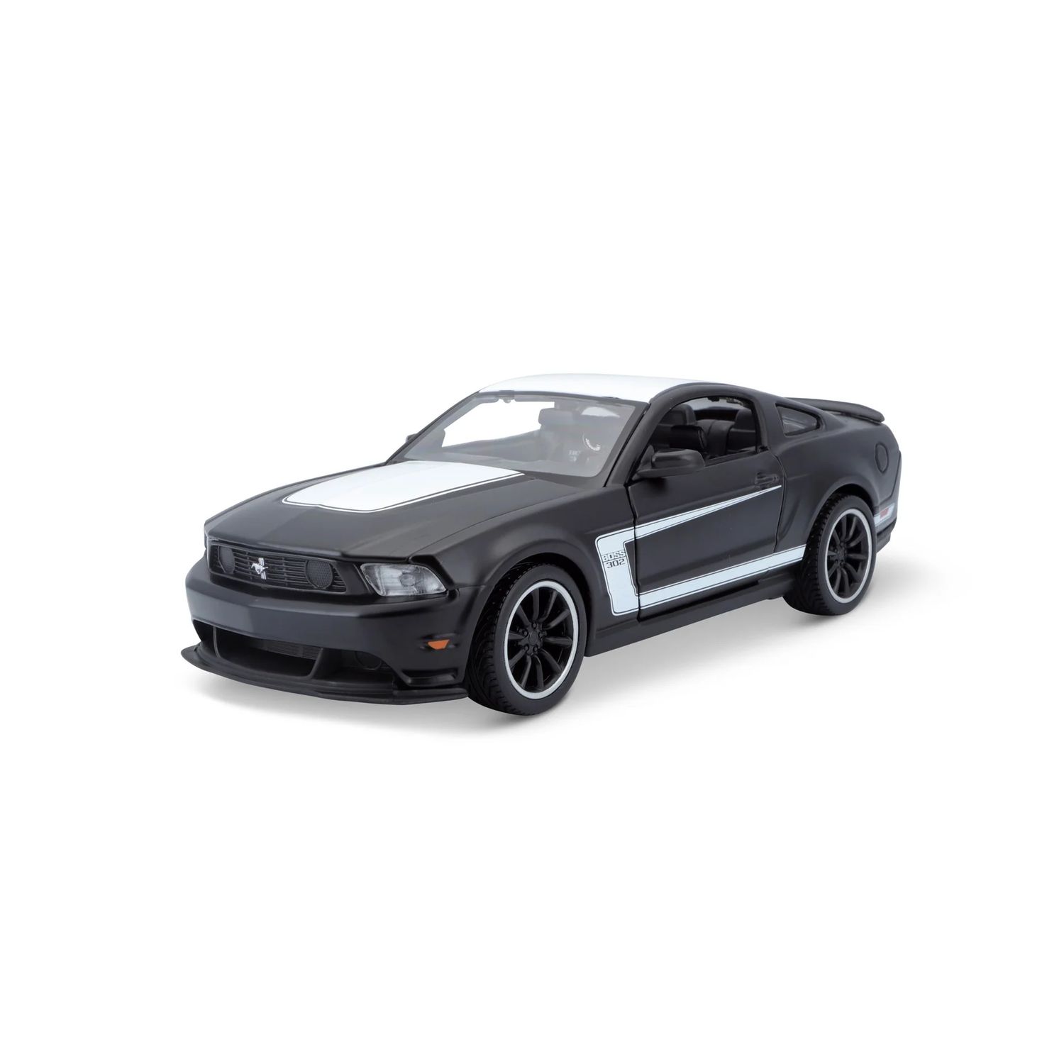 1:24 Maisto - 2012 Ford Mustang Boss 302 Matt Black *Reproduktion*