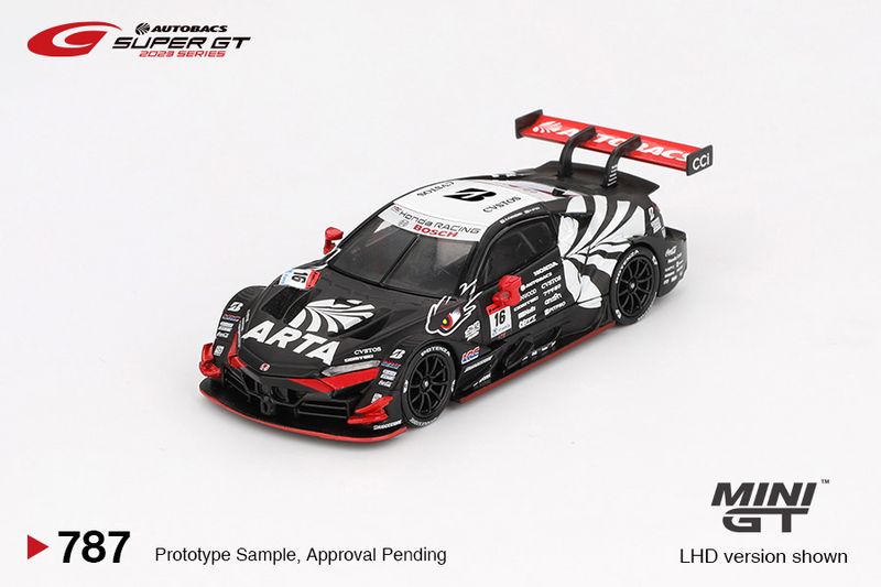 1:64 Mini GT - 2023 Honda NSX-GT Type S GT500 #16 *ARTA MUGEN NSX-GT* ARTA SUPER GT Series *Blister packaging* 1:64 Mini GT - 2023 Honda NSX-GT Type S GT500 #16 *ARTA MUGEN NSX-GT* ARTA SUPER GT Series *Blister packaging*