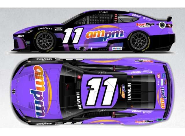 1:64 Action Racing Collectibles - 2025 Toyota Camry XSE #11 Denny Hamlin *11 ampm* 1:64 Action Racing Collectibles - 2025 Toyota Camry XSE #11 Denny Hamlin *11 ampm*