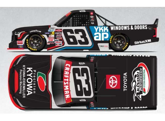 1:64 Action Racing Collectibles - 2025 Toyota Tundra #63 Akinori Ogata *Kyowa Industrial/YKK AP* 1:64 Action Racing Collectibles - 2025 Toyota Tundra #63 Akinori Ogata *Kyowa Industrial/YKK AP*