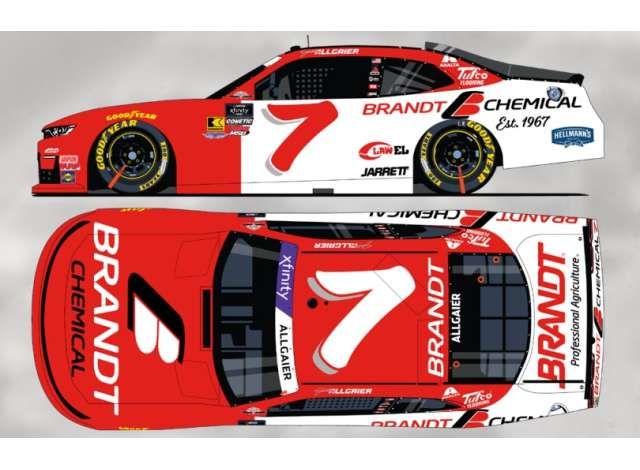 1:64 Action Racing Collectibles - 2025 Chevrolet #7 Justin Allgaier *BRANDT*