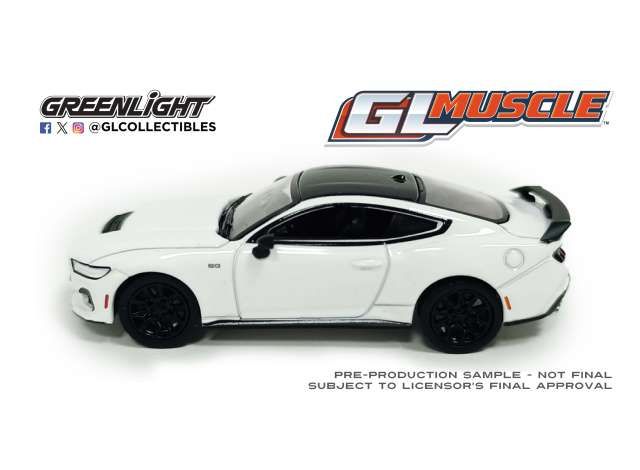 1:64 Greenlight - 2024 Ford Mustang *GL Muscle Series 30*, Oxford white
